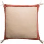 Coussins - Coussin Elise chambray Tabac 45 x 45 - MAISON VIVARAISE - SDE VIVARAISE WINKLER