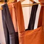 Aprons - Recycled Japanese kitchen apron Haru Cuivre 78 X 100 - MAISON VIVARAISE - SDE VIVARAISE WINKLER