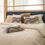 Throw blankets - Noam Maxi Throw Neige 180 X 220 - MAISON VIVARAISE - SDE VIVARAISE WINKLER