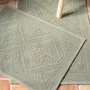 Other bath linens - Enzo Bath Mat Tilleul 54 X 64 - MAISON VIVARAISE - SDE VIVARAISE WINKLER