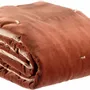 Throw blankets - Knotted stitch throw Elise Tabac 140 X 200 - MAISON VIVARAISE - SDE VIVARAISE WINKLER