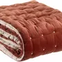 Linge de lit - Chemin de lit uni Elise Tabac 90 x 240 - MAISON VIVARAISE - SDE VIVARAISE WINKLER