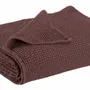Bed linens - Recycled bed throw Maia Ébène 260 X 260 - MAISON VIVARAISE - SDE VIVARAISE WINKLER