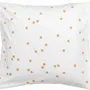 Linge de lit - Taie d'oreiller Odette Milk/Bronze 65 x 65 - LA CERISE SUR LE GATEAU