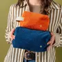 Pochettes - Trousse cube Loen Terracotta S 10 x 16 x 10 - LA CERISE SUR LE GATEAU