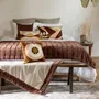 Coussins - Coussin uni Elise Tabac 40 x 65 - MAISON VIVARAISE - SDE VIVARAISE WINKLER