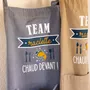 Aprons - Team Raclette Kitchen Apron Jeans 72 X 90 - MAISON VIVARAISE - SDE VIVARAISE WINKLER