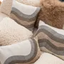 Cushions - Embroidered cushion Hiro Naturel/Galet 30 X 50 - MAISON VIVARAISE - SDE VIVARAISE WINKLER