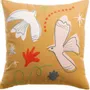 Coussins - Coussin brodé Anka Cannelle 45 x 45 - MAISON VIVARAISE - SDE VIVARAISE WINKLER