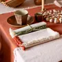 Serviettes - Serviette de table recyclée Kalea Naturel/Épicéa 45 x 45 - MAISON VIVARAISE - SDE VIVARAISE WINKLER