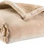 Plaids - Maxi plaid Michka Muscade 180 x 220 - MAISON VIVARAISE - SDE VIVARAISE WINKLER
