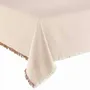 Nappes - Nappe recyclée Kalea Naturel/Tabac 170 x 250 - MAISON VIVARAISE - SDE VIVARAISE WINKLER