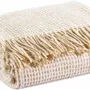 Plaids - Plaid recyclé Vittoria Neige 130 x 180 - MAISON VIVARAISE - SDE VIVARAISE WINKLER