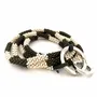 Travel accessories - DUO Large Bead Phone Chain – D51 Silver Olive - OBO