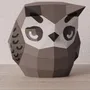 Decorative objects - Papercraft 3D DIY kits - Mini paper owl - MOKI MOKI
