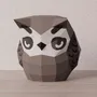 Decorative objects - Papercraft 3D DIY kits - Mini paper owl - MOKI MOKI