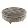 Footrests - FIRST LADY ROND FOOTSTOOL - SIWA SOFT STYLE HOME