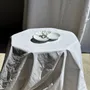 Plats et saladiers - Plat de service vintage en porcelaine blanche à coquillages MP Samie - OFFICE OBJETS