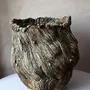 Ceramic - Carved Ceramic Vase with Organic Forms - WOJCIECH DZIENNIAK ART