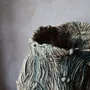 Ceramic - Carved Ceramic Vase with Organic Forms - WOJCIECH DZIENNIAK ART