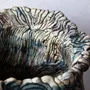 Ceramic - Carved Ceramic Vase with Organic Forms - WOJCIECH DZIENNIAK ART