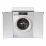 Lavabos - Mongardi : Housse pour lave-linge en résine, Universelle, Facile à monter, Intérieur et Extérieur, 68,5L x 64,5P x 88H cm, Blanc - MONGARDI