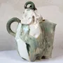 Ceramic - Sculpted Ceramic Jug with a lid - WOJCIECH DZIENNIAK ART
