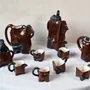 Accessoires thé et café - Service à Café ou à Thé Sculpté en Céramique - WOJCIECH DZIENNIAK ART