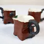 Accessoires thé et café - Service à Café ou à Thé Sculpté en Céramique - WOJCIECH DZIENNIAK ART