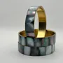 Bracelets - BRACELET NACRE GRISE IRISEE - JOLIE JULIE