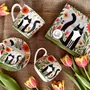 Tea and coffee accessories - mug with paper sleeve meadow - KARENA INTERNATIONAL