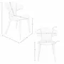 Chairs - Chair in orange regenerated leather - ANGEL CERDÁ