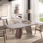Chairs - Chair in sand-coloured regenerated leather - ANGEL CERDÁ