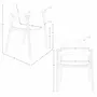 Chairs - Chair in sand-coloured regenerated leather - ANGEL CERDÁ