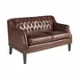 Sofas - 2-seater Chester sofa in cognac brown leather - ANGEL CERDÁ