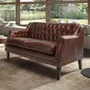 Sofas - 2-seater Chester sofa in cognac brown leather - ANGEL CERDÁ