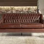 Sofas - 3-seater Chester sofa in cognac brown leather - ANGEL CERDÁ