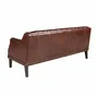 Sofas - 3-seater Chester sofa in cognac brown leather - ANGEL CERDÁ