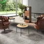 Fauteuils - Fauteuil Chester en cuir marron cognac - ANGEL CERDÁ