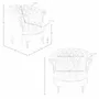 Fauteuils - Fauteuil Chester en cuir marron cognac - ANGEL CERDÁ