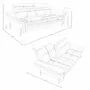 Sofas - 3-seater sofa in taupe grey leather - ANGEL CERDÁ