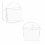 Baskets - Rectangular decorative storage basket in dark blue regenerated leather with handle - ANGEL CERDÁ