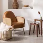 Baskets - Rectangular decorative storage basket in sand-coloured regenerated leather with handles - ANGEL CERDÁ