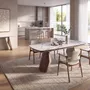 Chairs - Stool in sand-coloured regenerated leather - ANGEL CERDÁ