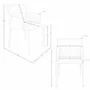 Chairs - Chair in mink-coloured regenerated leather - ANGEL CERDÁ