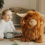 Soft toy - Wild & Soft - Soft Bouncy Highland Cow - WILD AND SOFT