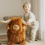 Soft toy - Wild & Soft - Soft Bouncy Highland Cow - WILD AND SOFT