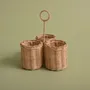 Couverts de service - PORTE-BOUTEILLE EN ROTIN - MAHE HOMEWARE