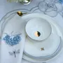 Linge de table textile - FLEUR D'HORTENSIA - serviette, set de table et dessous de verre - ARTIPARIS