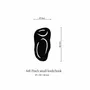Wardrobe - Soft Pinch small knob/hook - EVAANNA